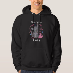 Sudadera Chinchilla Queen Cute Adorable Mascota Chinchilla 