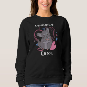 Sudadera Chinchilla Queen Cute Adorable Mascota Chinchilla 