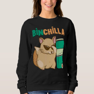 Sudadera Chinchilla Trashbin Dance Chinchilla Mascota Sungl