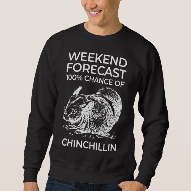 Sudadera Chinchillin Chinchilla Animal (Anverso)