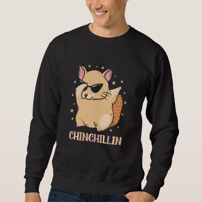Sudadera Chinchillin Chinchilla Mascota (Anverso)