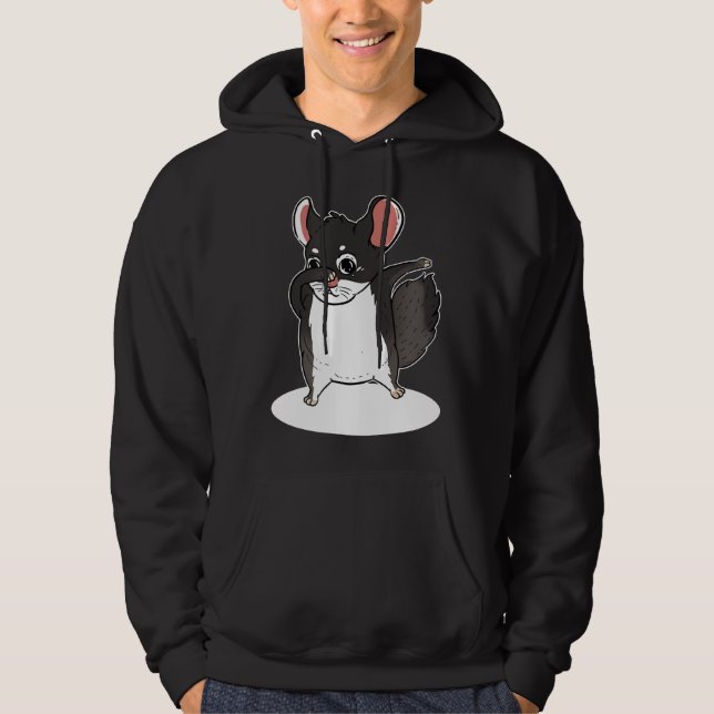 Sudadera Chinchillin Dabbing Chinchilla (Anverso)