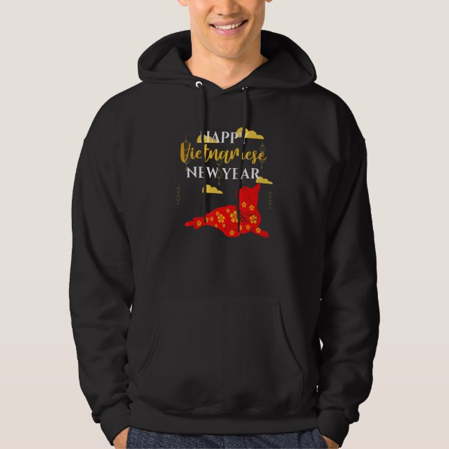 Sudadera Chinese Vietnamese New Year 12 Zodiacs Calligraphy (Anverso)