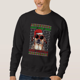 Sudadera Chinook Dog Funny Woof Merry Christmas