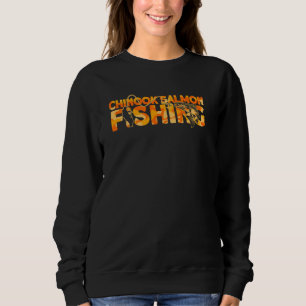 Sudadera Chinook Salmon Fisherman Naranja Chinook Salmon Fi