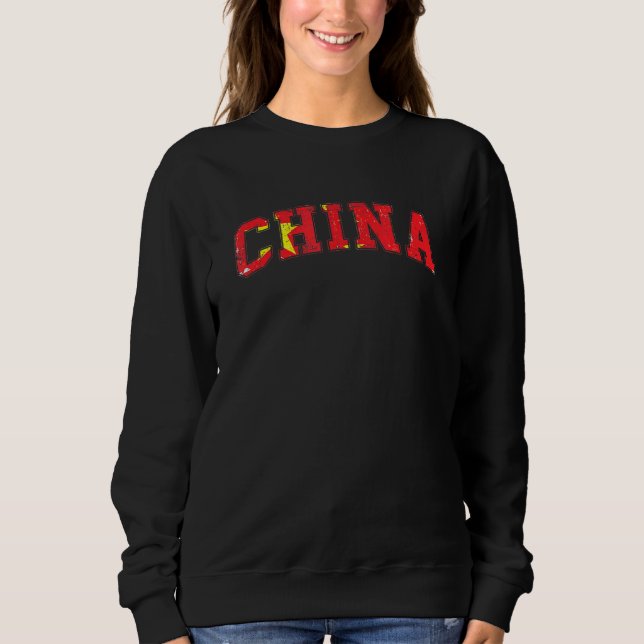 Sudadera Chinos mujeres hombres de la cultura gráfica de Te (Anverso)
