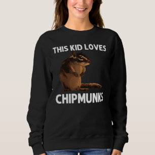 Sudadera Chipmunk Genial Para Niños Ardilla Susurrador Ro