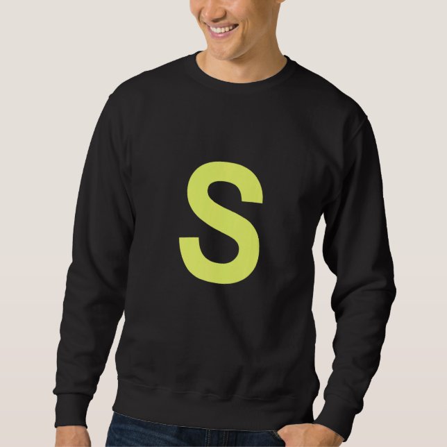 Sudadera Chipmunk Halloween Carnival Group Costume Letter S (Anverso)