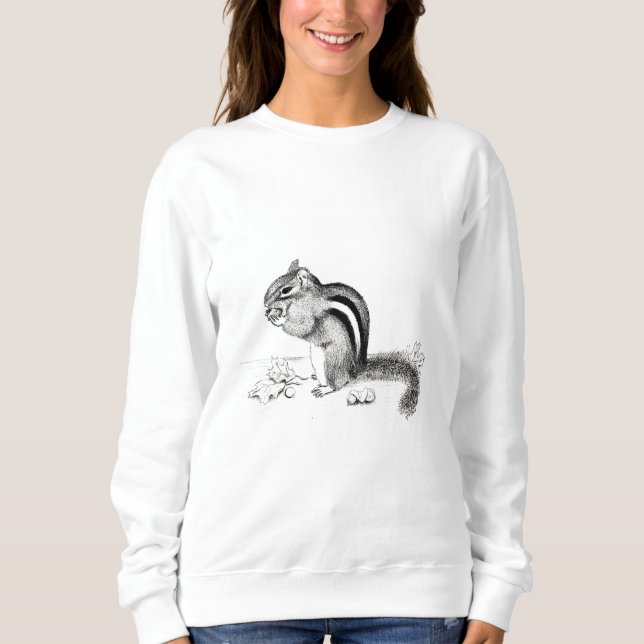 Sudadera Chipmunk y Acorns (Anverso)