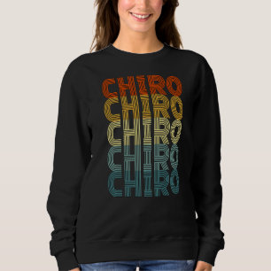 Sudadera Chiro Retro Chiropráctico Terapia De La Espina Tra