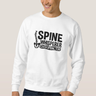 Sudadera Chiropráctico quiropráctico de susurros de columna