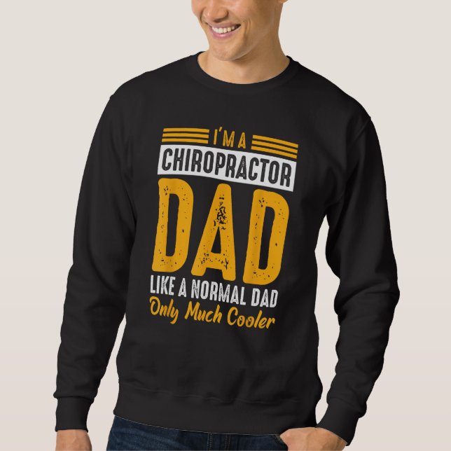 Sudadera Chiropractor Dad Expert Chiropractic Assistant Gra (Anverso)