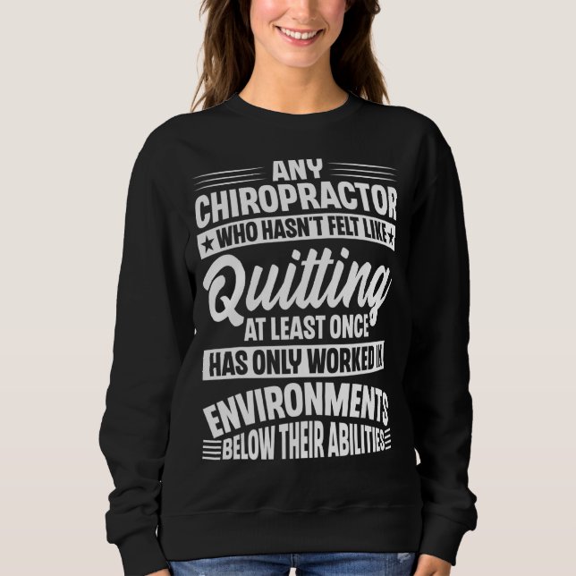 Sudadera Chiropractor Spine Whisperer Ajuste óseo Chiro (Anverso)