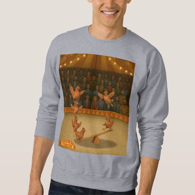 Sudadera Chirpy Chickens acrobat squad (Anverso)