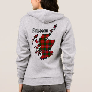 Sudadera Chisholm Clan Badge & Tartan w/Motto Women's
