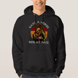 Sudadera Chiste Adulto De Caballo Salven A Un Caballo En Mi