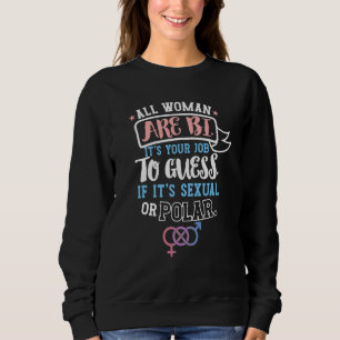 Sudadera Chiste bisexual gracioso Lgbtq Bi Orgullo Lgbt Amb