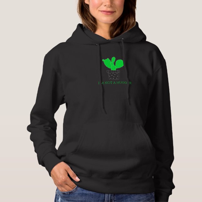 Sudadera Chiste De Cactus Me Gusta Cacti No Soy Un Cactus H (Anverso)