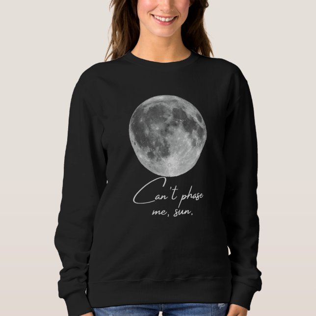 Sudadera Chiste de Fases de la Luna de Cant Phase Me (Anverso)