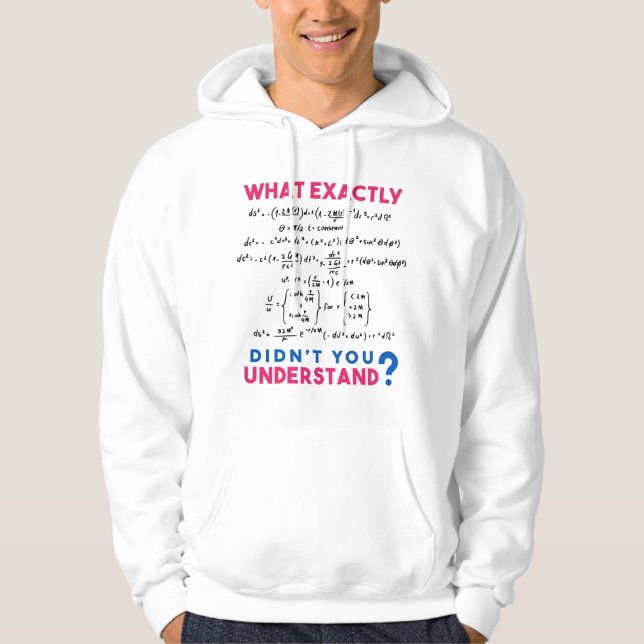 Sudadera Chiste de fórmula física (Anverso)