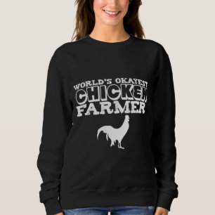 Sudadera Chiste de granjeros de pollo gallo Hen Hens