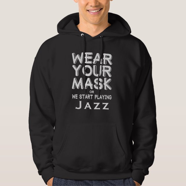 Sudadera Chiste de música rock jazz clásica country (Anverso)