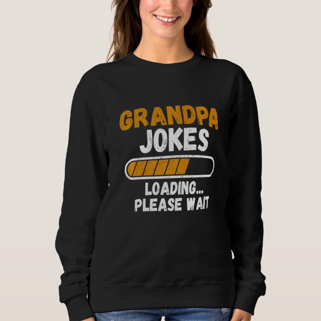 Sudadera Chiste de papá cargando humor divertido para padre (Anverso)