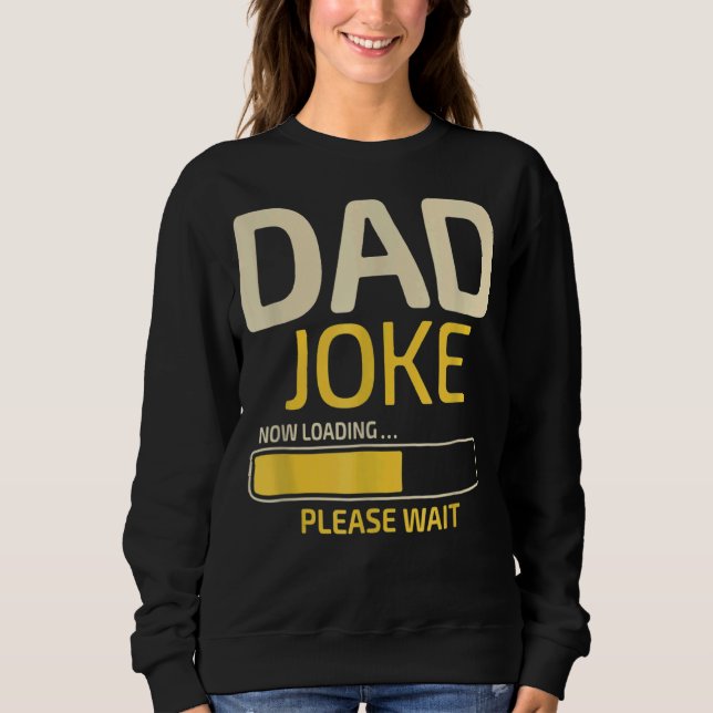 Sudadera Chiste de papá cargando humor para papá (Anverso)