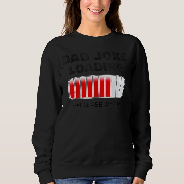 Sudadera Chiste de papá de hombres cargando Chistes de papi (Anverso)