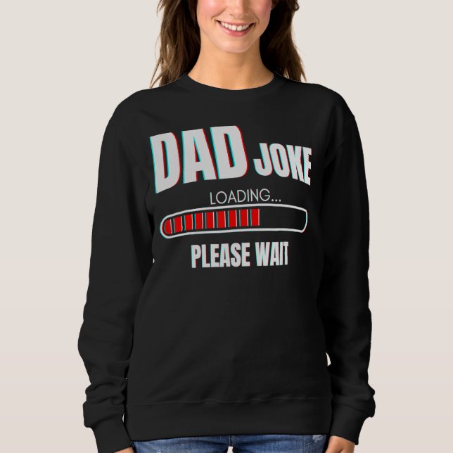 Sudadera Chiste De Papá Noel Cargando Por Favor Espera Papi (Anverso)
