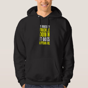 Sudadera Chiste izquierdista anti economía de filtración co