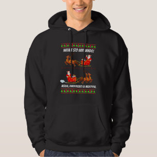 Sudadera Chiste Santa Claus olvida la máscara de Navidades