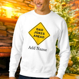 Sudadera Chistes de padre antes del nombre personalizado Te