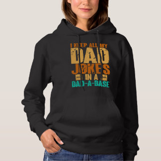 Sudadera Chistes de Papá Hombre en una Base de Papá Base de