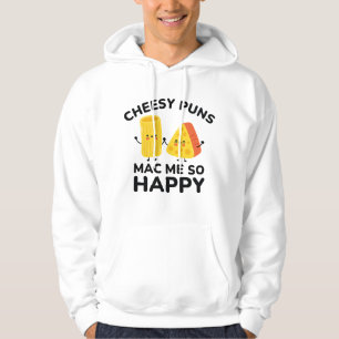 Sudadera Chistes Malos De Queso Me Hacen Tan Feliz