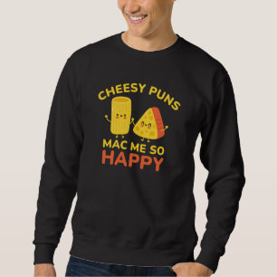 Sudadera Chistes Malos De Queso Me Hacen Tan Feliz