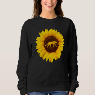 Sudadera Chita Para Hombres Mujeres Cougar Canino Girasol