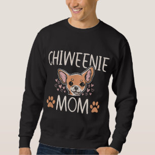 Sudadera Chiweenie Mom Chihuahua Cute Perro Dueño Amor A Lo