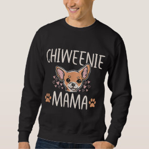 Sudadera Chiweenie Mom Mama Cute Doe Perro Dueño De Cachorr