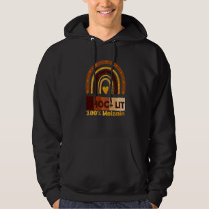 Sudadera Choc Lit 100 Melanin Black Pride History Bhm Afric