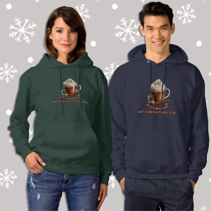 Sudadera Chocolate caliente navidades es Guay Women
