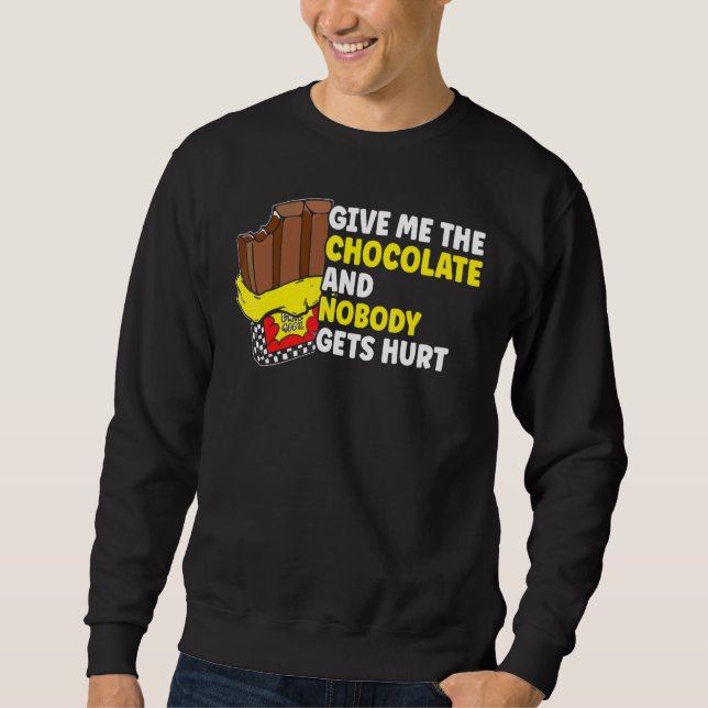 Sudadera Chocolate Dame El Chocolate (Anverso)