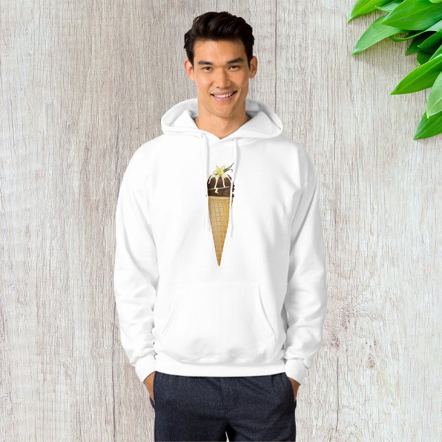 Sudadera Chocolate Ice Cream Mens Hoodie (Subido por el creador)