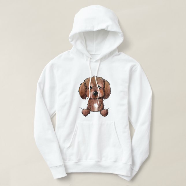 Sudadera Chocolate kiniArt Havanese (Diseño del anverso)