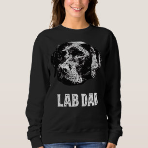 Sudadera Chocolate Lab Dad Labrador Retriever