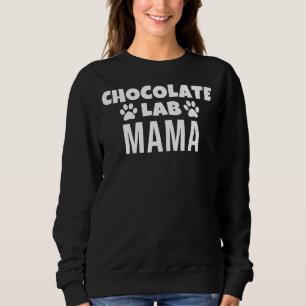 Sudadera Chocolate Lab Mama