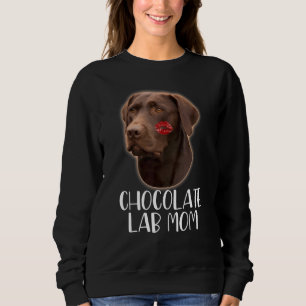 Sudadera Chocolate Lab Mamá Chocolate Labrador