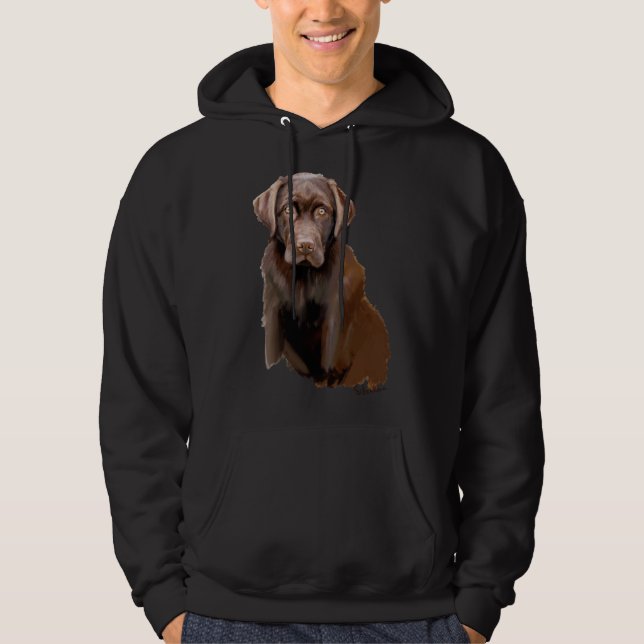 Sudadera Chocolate Labrador (Anverso)