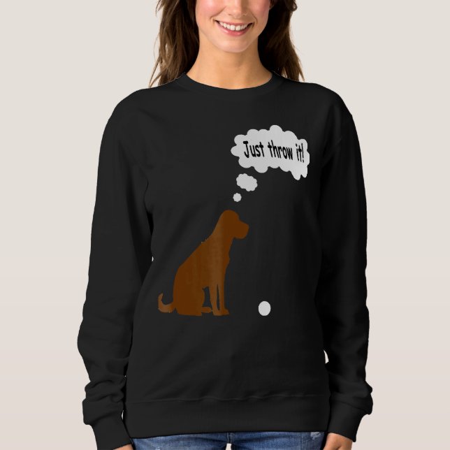 Sudadera Chocolate Labrador Recuperador T Lab Dog (Anverso)