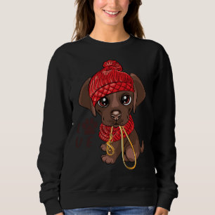 Sudadera Chocolate lindo labios de labios de choco